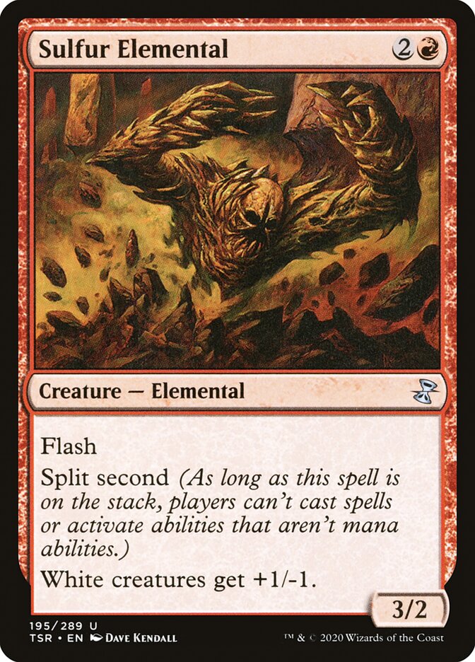 Sulfur Elemental 195/289 (Time Spiral: Remastered) 