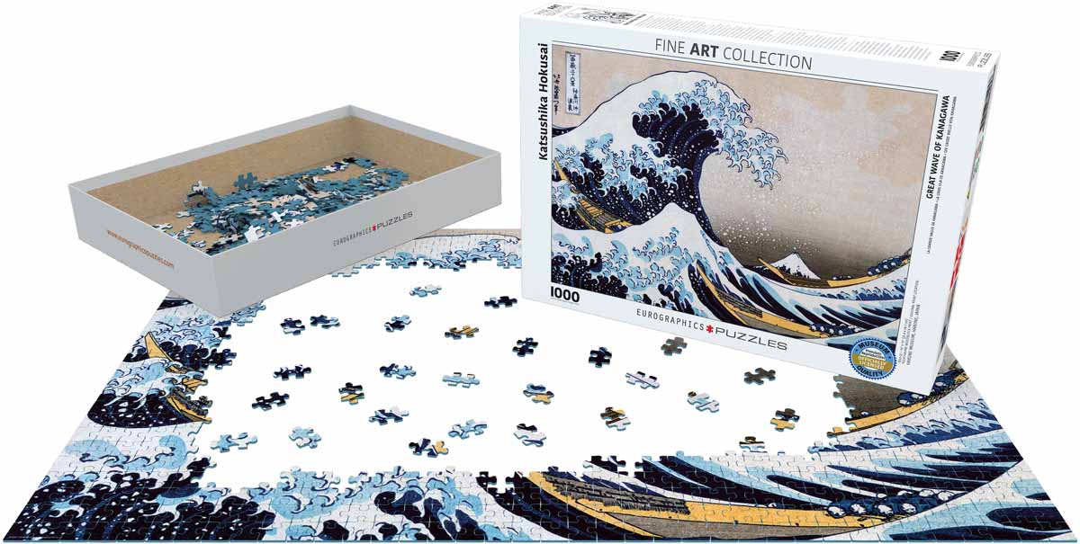 Eurographics - Great Wave Of Kanagawa - 1000 Piece Jigsaw -