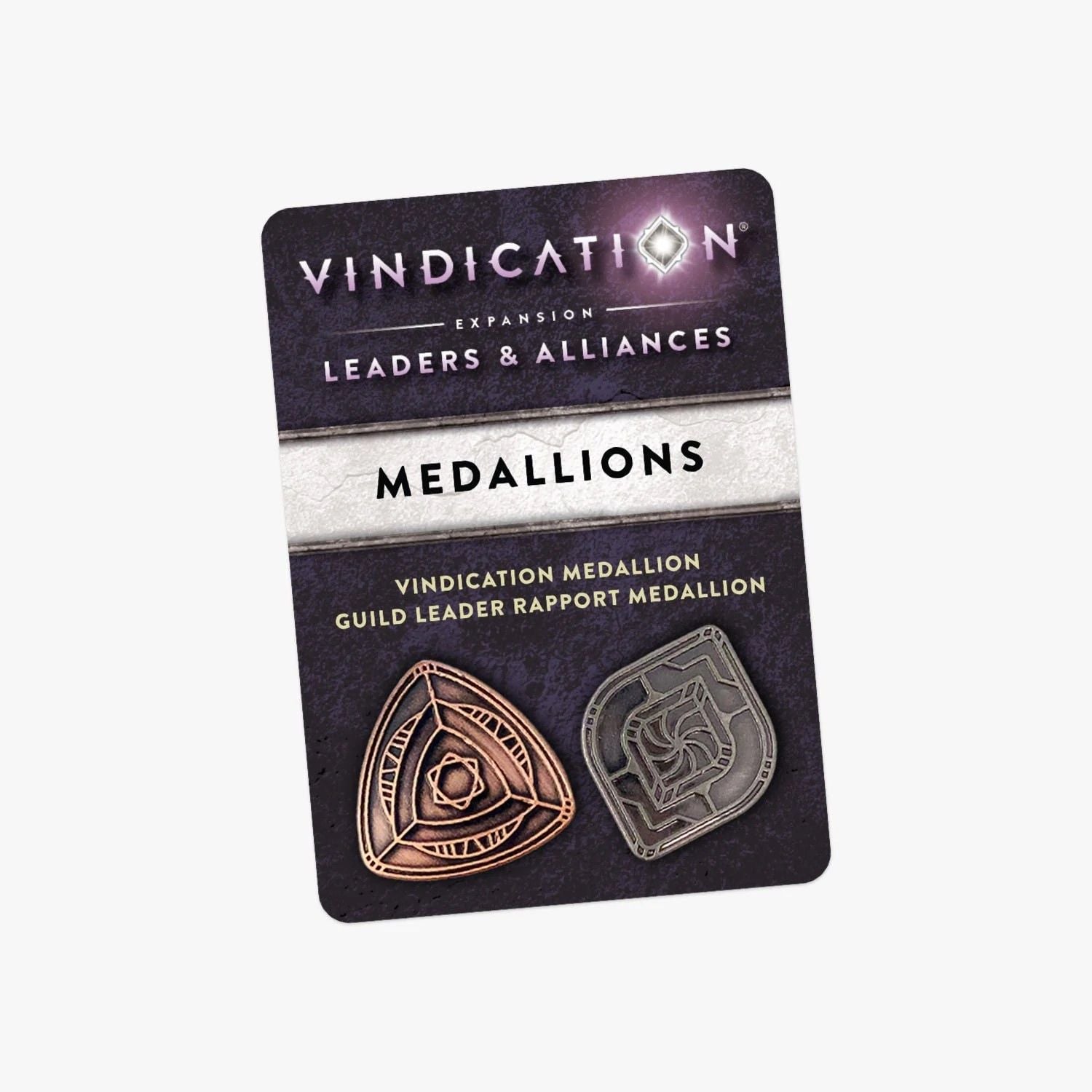 Vindication Metal Threshold Medallions - Good Games