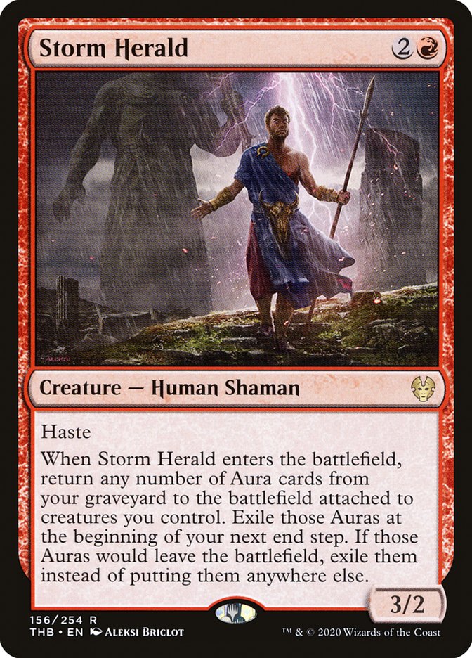 Storm Herald 156/254 (Theros Beyond Death) 