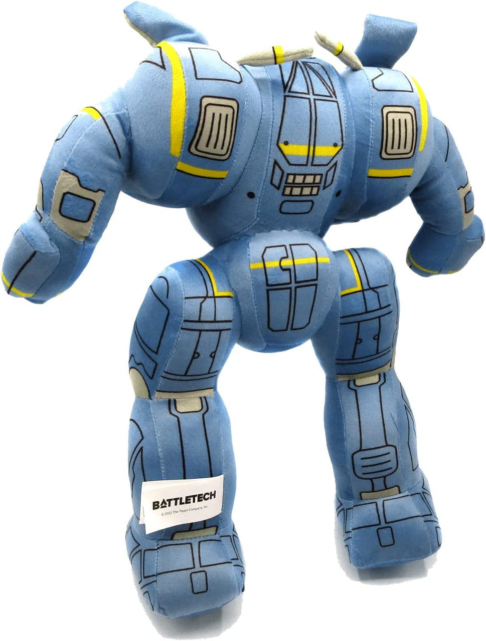 BattleMech Archer plush toy from the BattleTech game from backside
