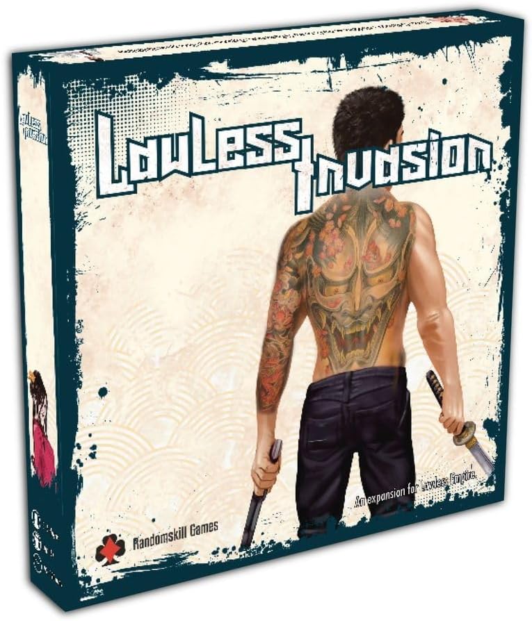 Lawless Empire game box cover with characters