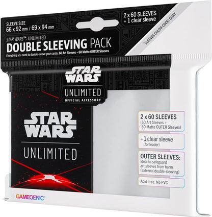 Space Red Star Wars Unlimited sleeves pack front