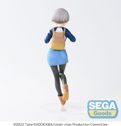 Side view of Hana Uzaki figure showing playful pose and detailed sculpt