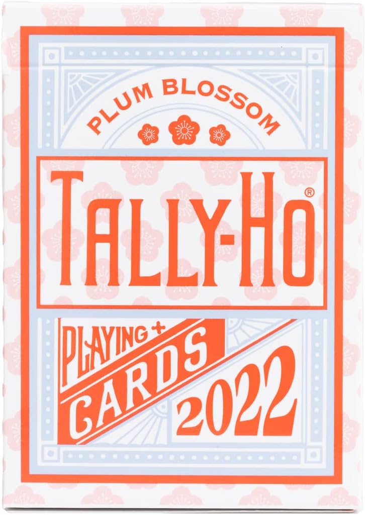 Tally-Ho Plum Blossom 2022 Poker Playing Cards - Good Games