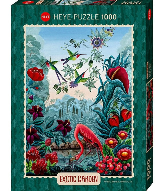 Heye - Exotic Garden Bird Paradise 1000 Piece Jigsaw - Good Games