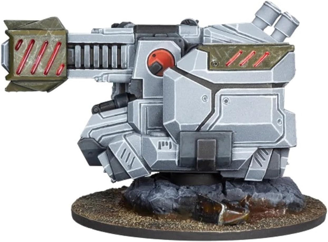 Fully painted Enforcer Polaris Annihilator Platform with mounted weapon turret