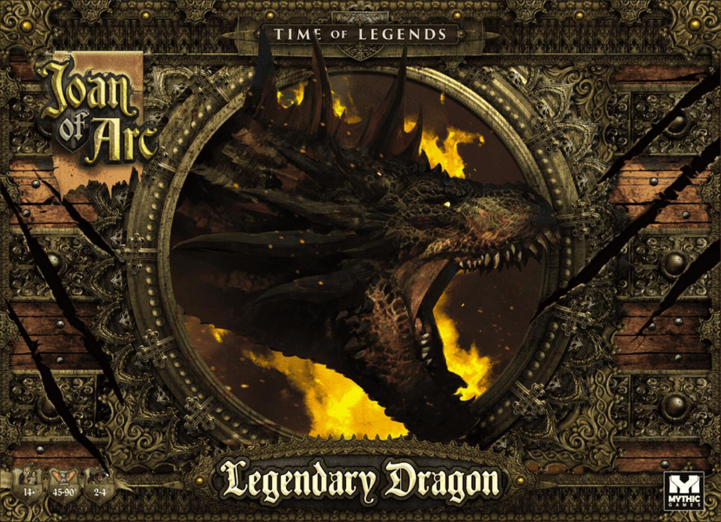 Mythic Games Time of Legends: Joan of Arc Legendary Dragon Expansion