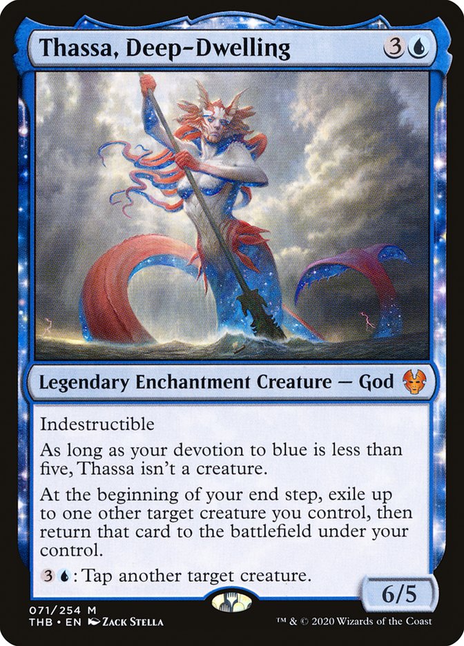 Thassa, Deep-Dwelling 71 (Theros Beyond Death)  - Foil
