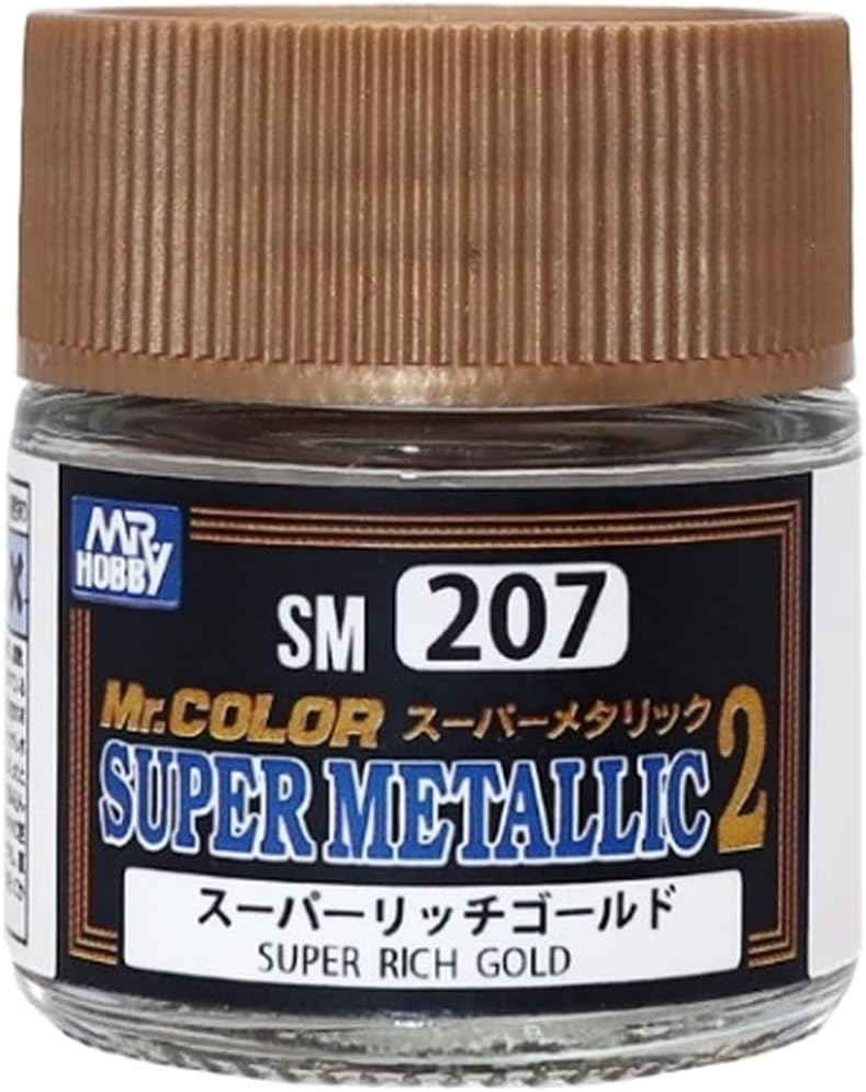 MR. Hobby Super Metallic 2 SM207 Super Rich Gold 10ml - Good Games