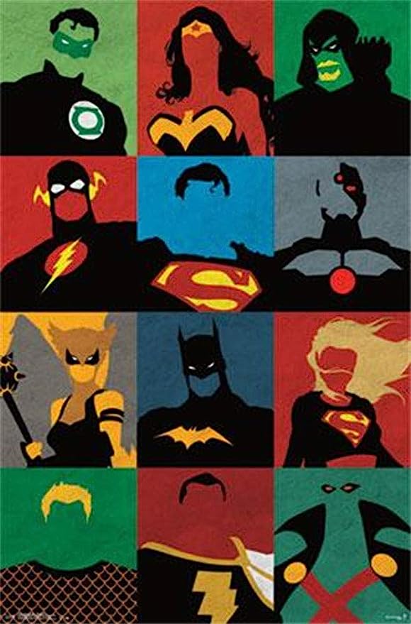 Dc Comics - Justice League Minimalis Poster - Good Games