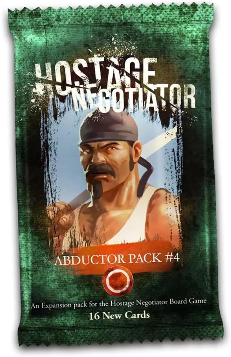 Hostage Negotiator Abductor Pack 4 expansion pack, with a stern man in a cap holding a weapon