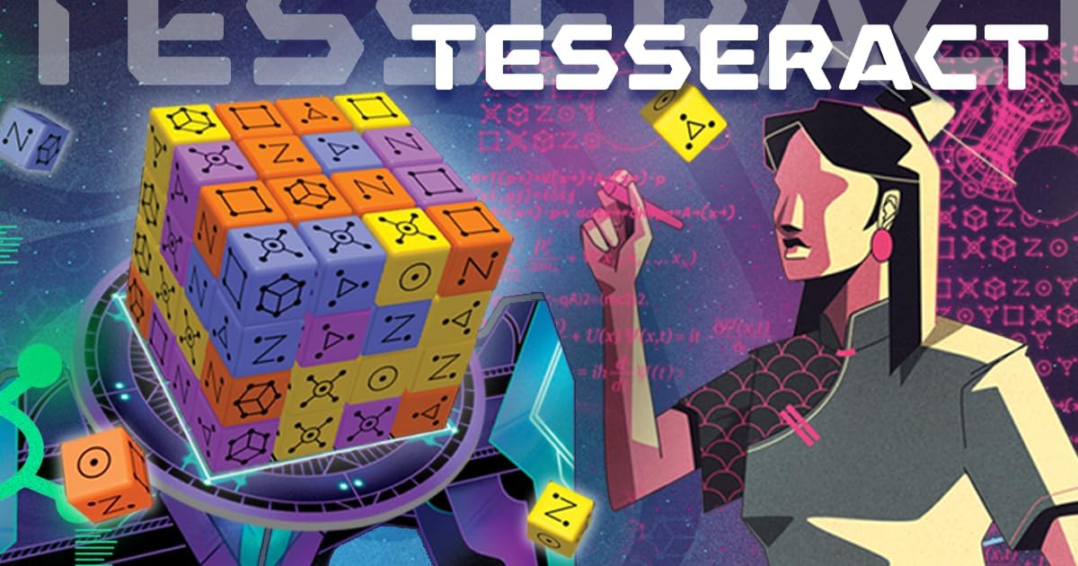Tesseract box back with game details