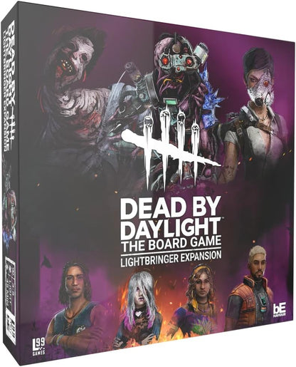 Dead by Daylight: Board Game - Lightbringer Expansion box featuring Killer and Survivor art