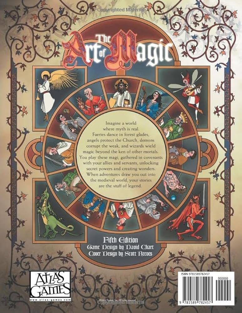 Ars Magica RPG - Fifth Edition - Softcover Rulebook - Good Games