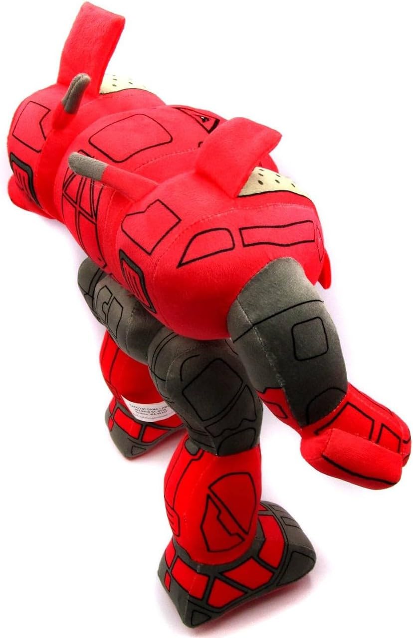Archer plush toy resembling a giant robot standing upright with detailed armor patterns