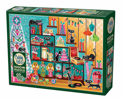 Christmas Cats 1000 Piece Jigsaw - Good Games