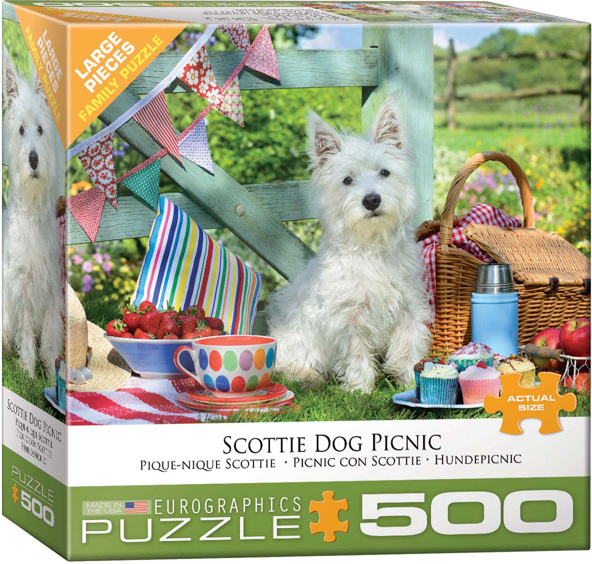 Eurographics - Scottie Dog Picnic 500 XL Piece Jigsaw