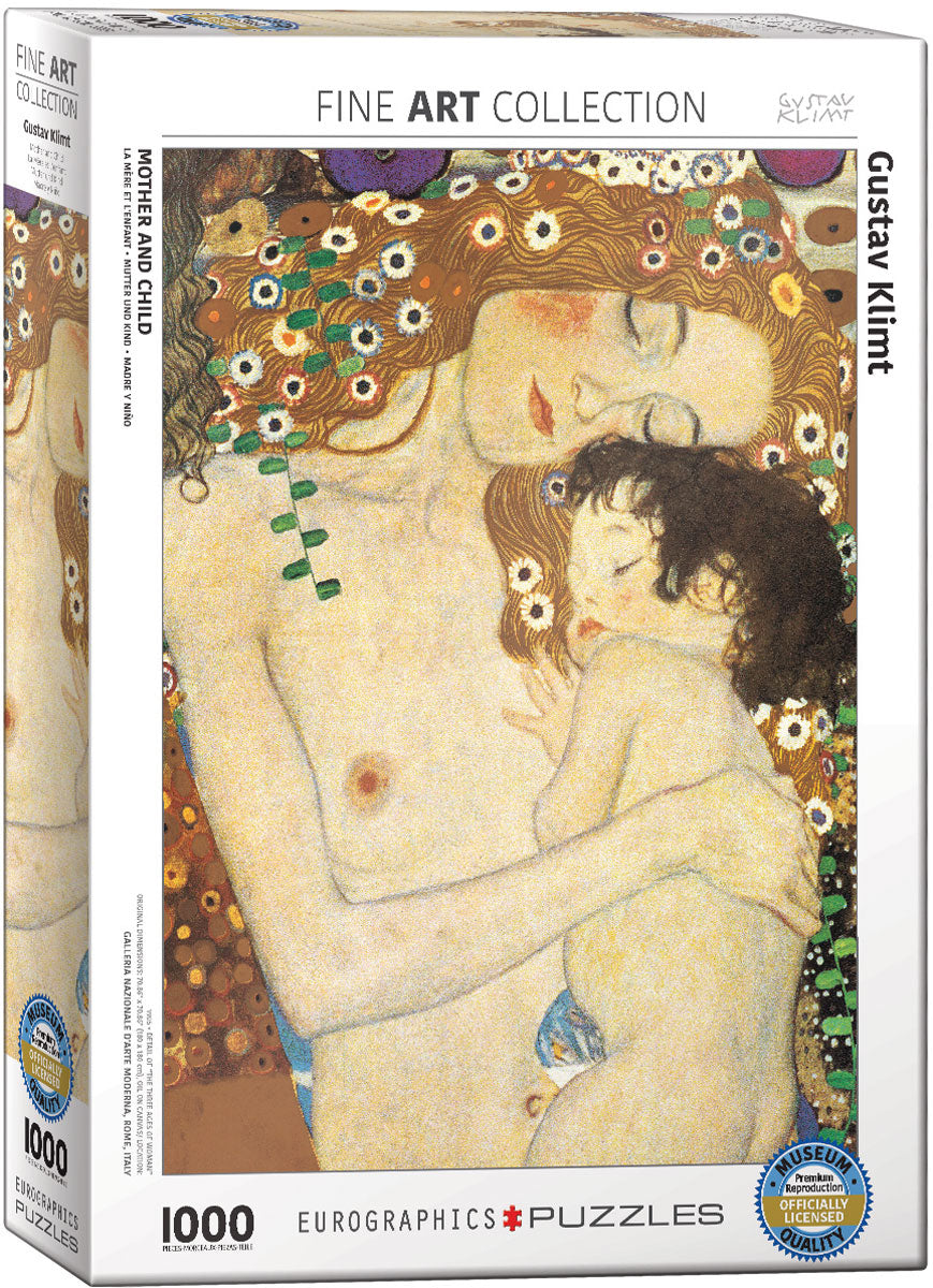 Eurographics Klimt Mother & Child 1000 Piece Jigsaw - Good Games