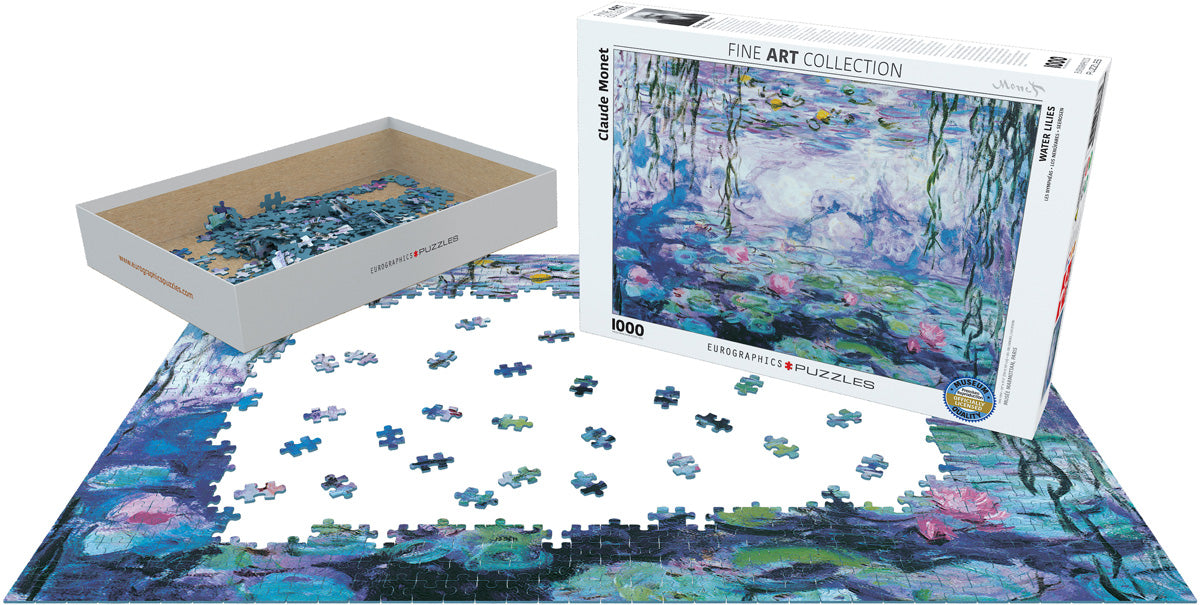 Eurographics Monet Waterlilites 1000 Piece Jigsaw - Good Games