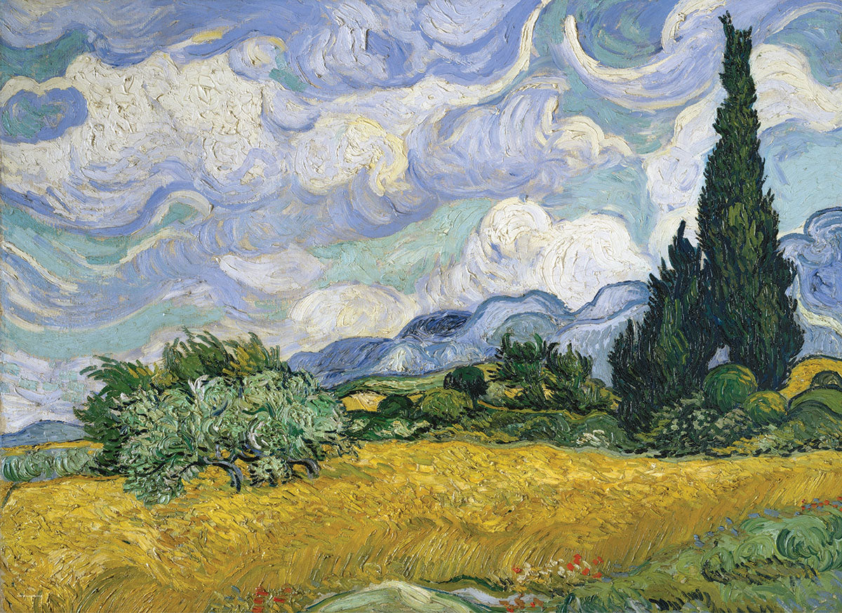 Eurographics Van Gogh Wheat Field 1000 Piece Jigsaw - Good Games