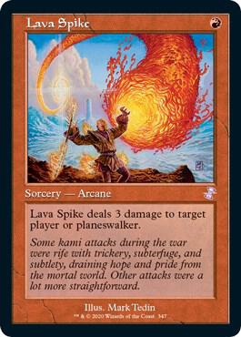 Lava Spike 347 (Time Spiral: Remastered)  - Foil