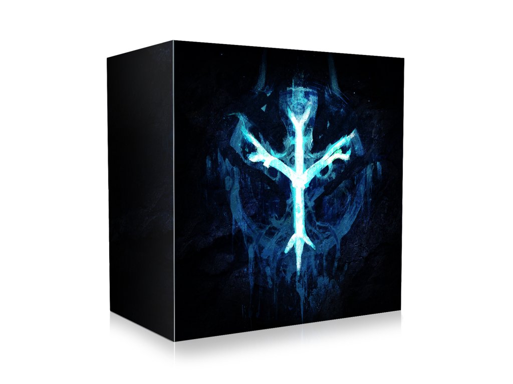 Lords of Ragnarok Enhanced Runes mysterious blue rune on black box