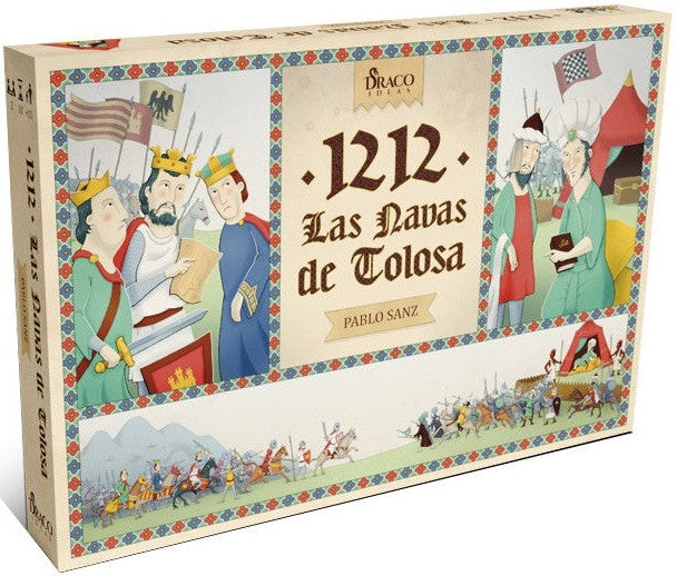 Box cover of 1212: Las Navas de Tolosa with medieval knights in armor engaged in battle
