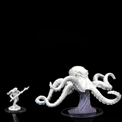 Critical Role Unpainted Miniatures: Ashari Waverider & Octopus - Good Games