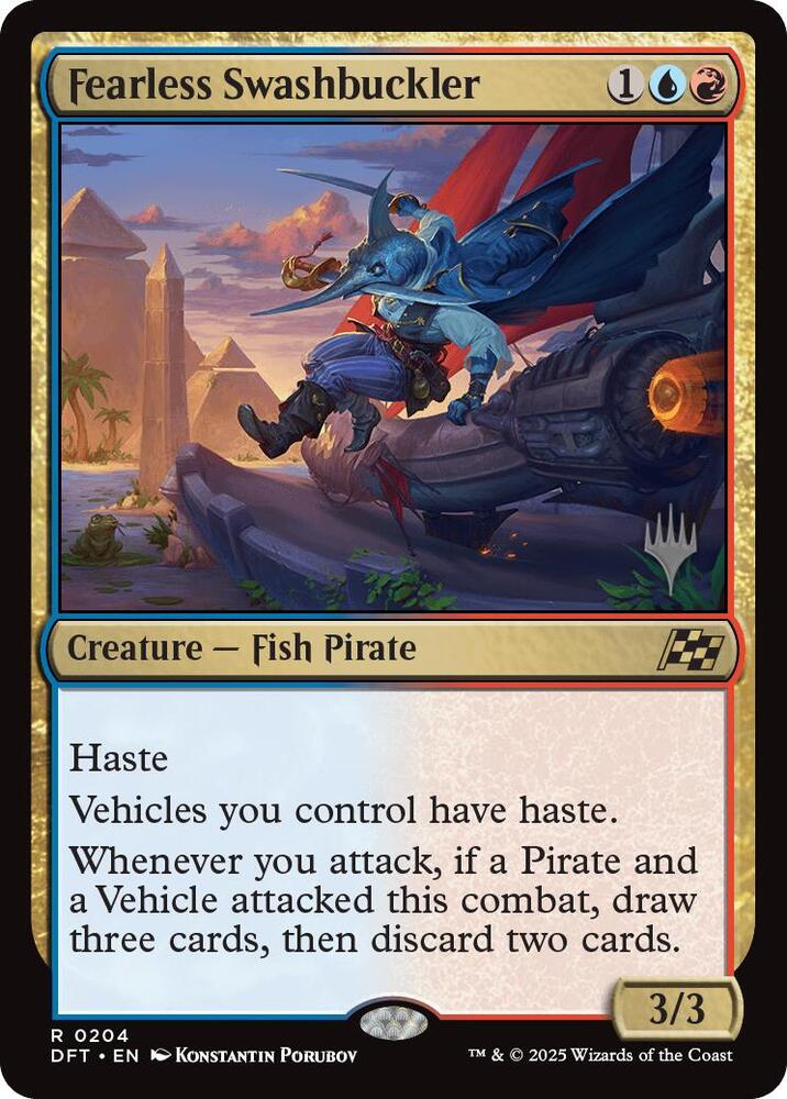 Fearless Swashbuckler 204 (Promo Pack: Aetherdrift)  - Foil