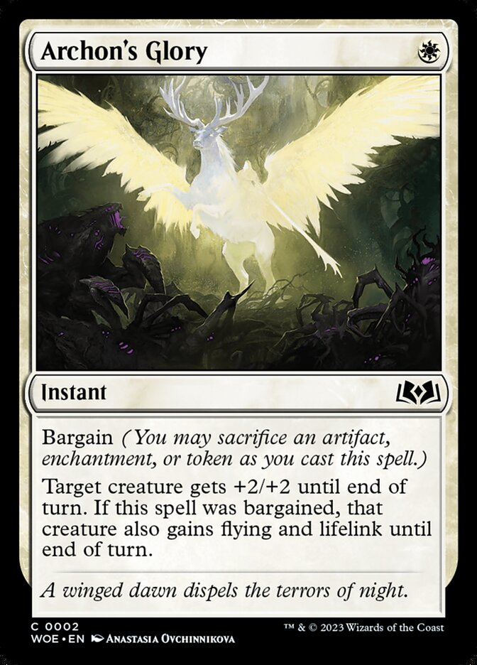 Archon's Glory 2/276 (Wilds of Eldraine) 