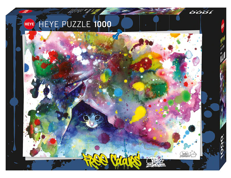 Heye - Free Colours Meow 1000 Piece Jigsaw - Good Games