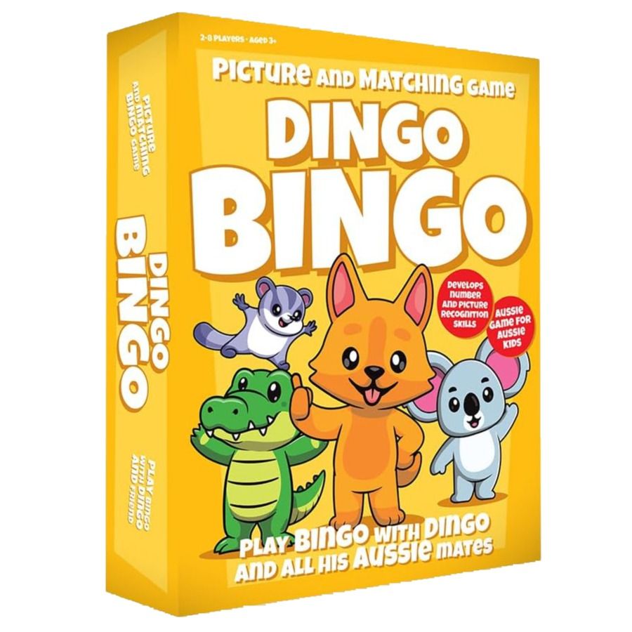 Dingo Bingo packaging box front view
