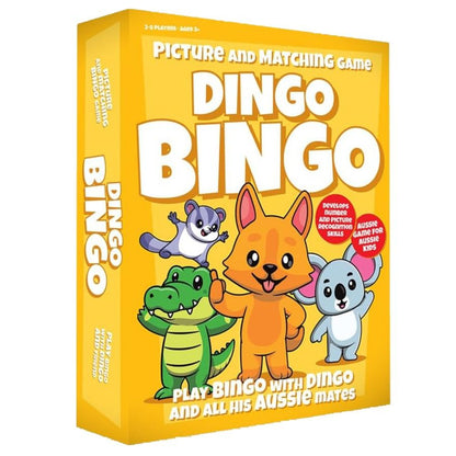 Dingo Bingo packaging box front view