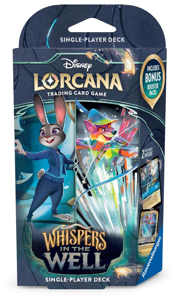 Lorcana TCG Whispers in the Well Starter Deck Judy Hopps & Robin Hood