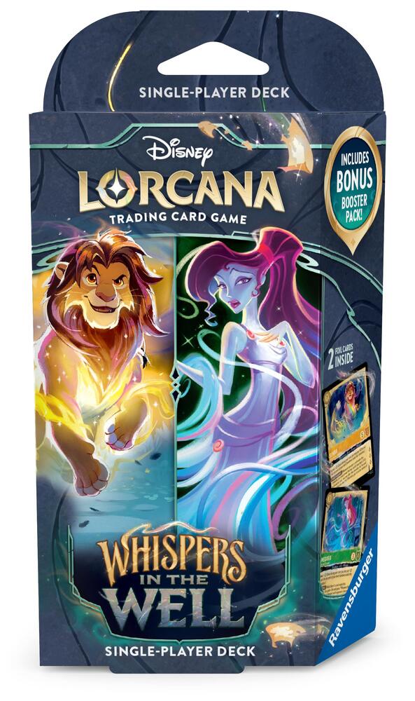 Lorcana Whispers in the Well Starter Deck Simba &amp; Megara (Preorder)