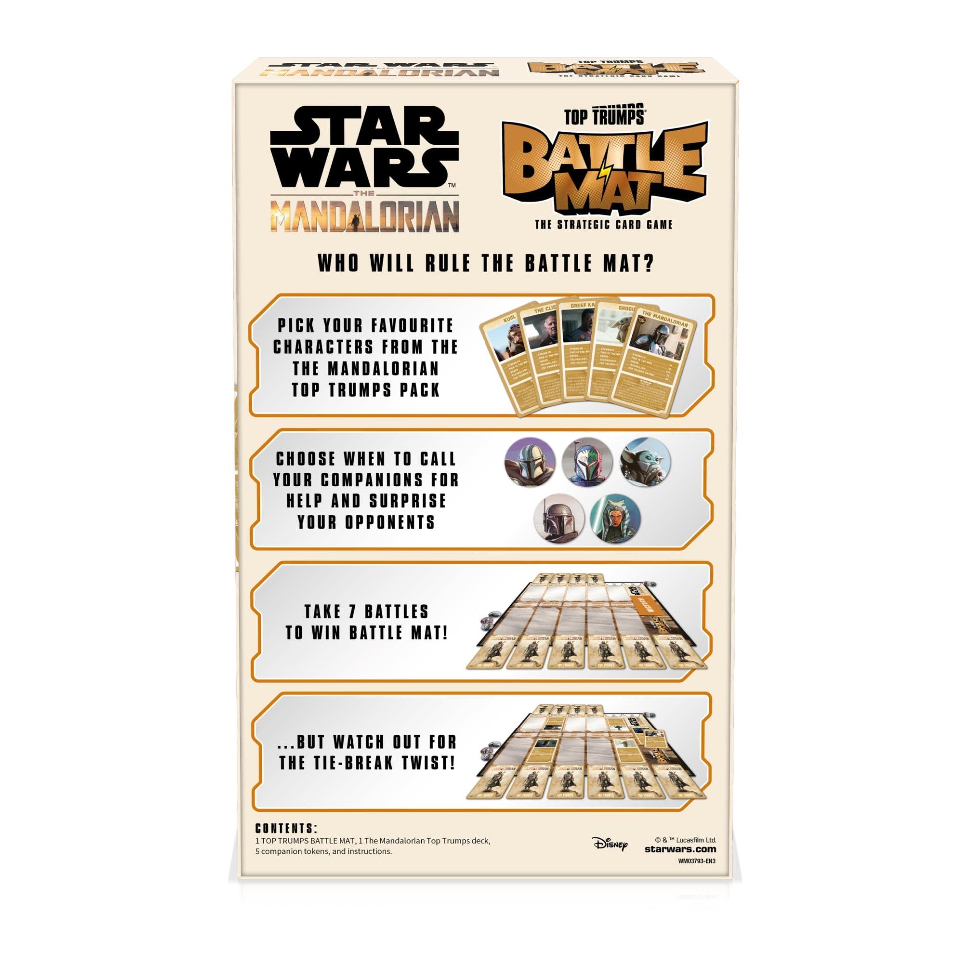 Top Trumps Star Wars: The Mandalorian Battle Mat Card Game - Good Games