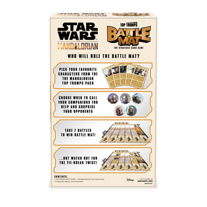 Top Trumps Star Wars: The Mandalorian Battle Mat Card Game - Good Games