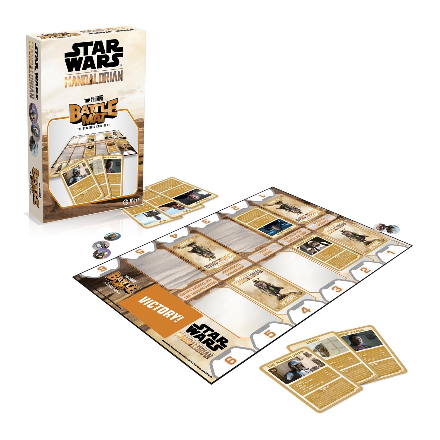 Top Trumps Star Wars: The Mandalorian Battle Mat Card Game - Good Games