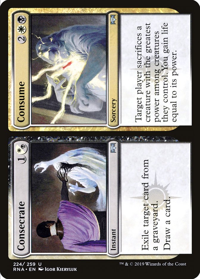 Consecrate // Consume 224/259 (Ravnica Allegiance) 