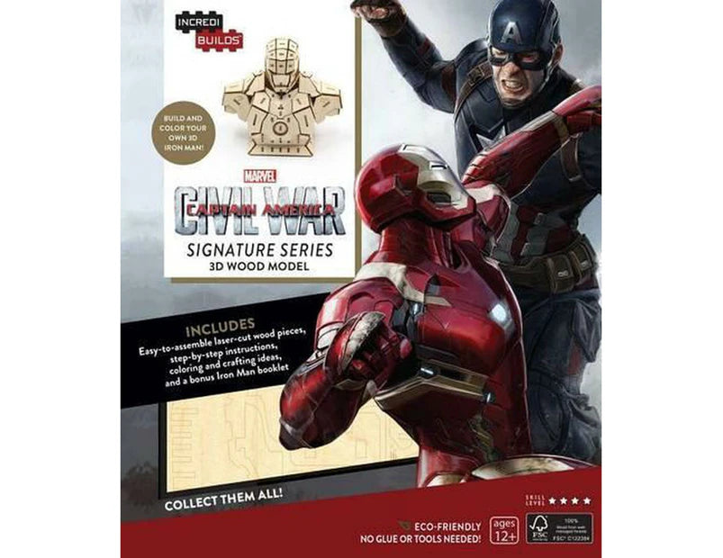 incredibuilds - Civil War Iron Man Helmet - Good Games
