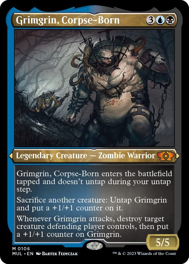 Grimgrin, Corpse-Born 106/65 (March of the Machine: Multiverse Legends)  - Etched Foil