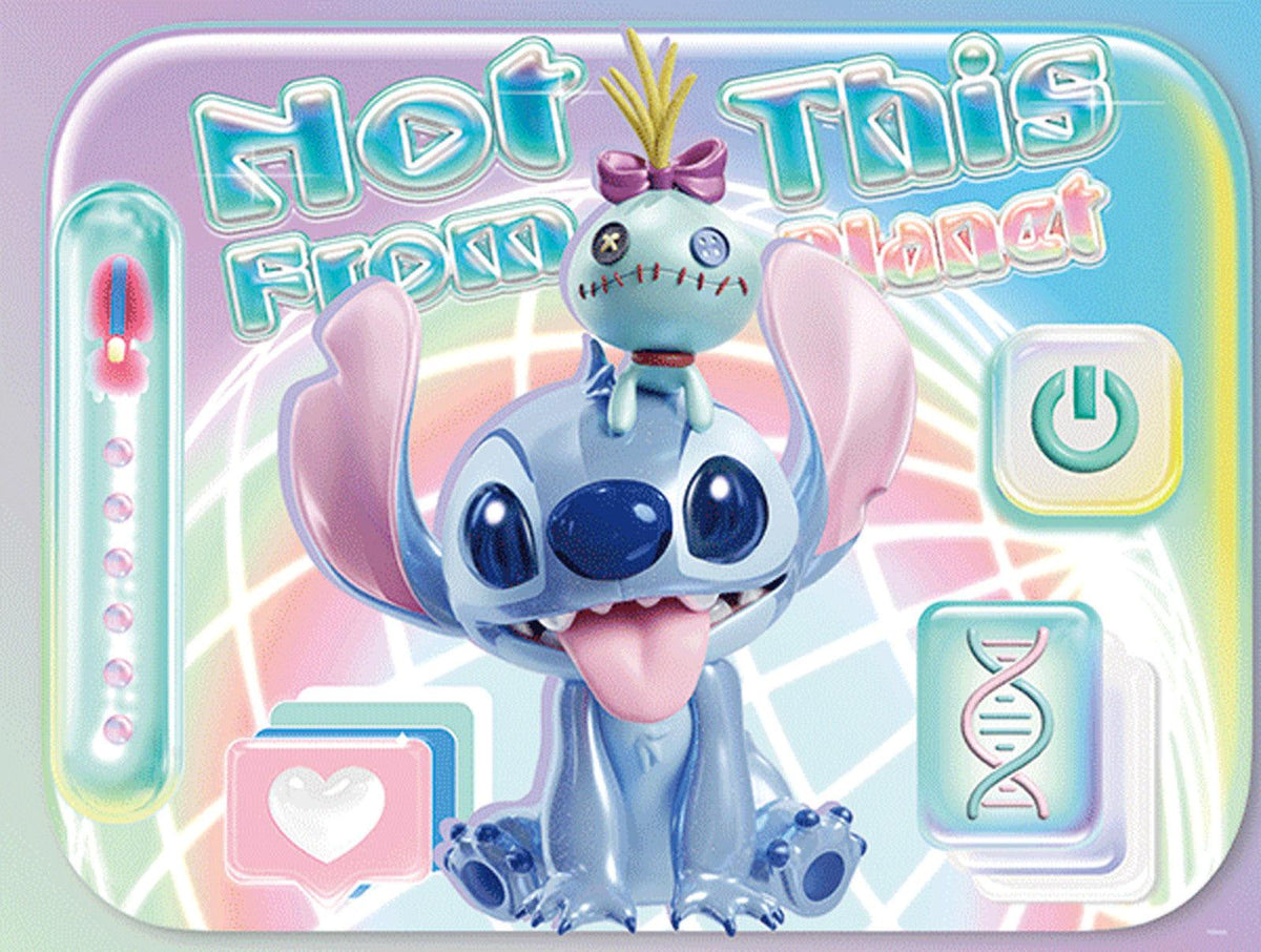Disney Stitch #3 puzzle poster featuring stitch character and sceen