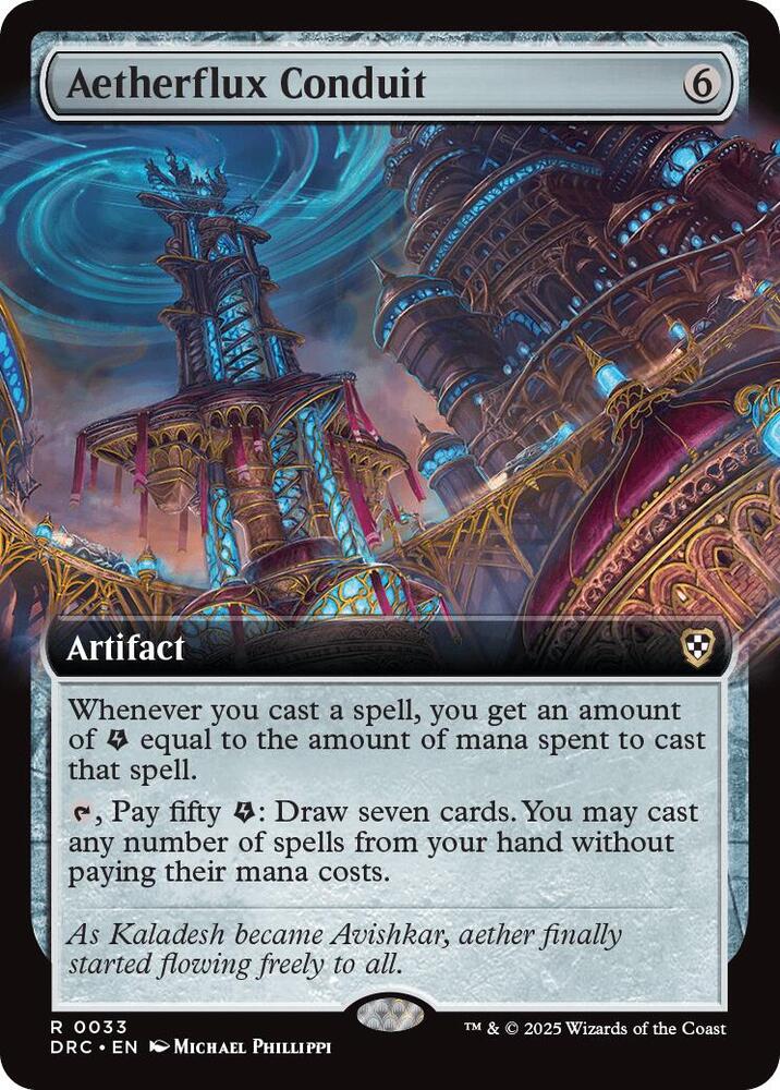 Aetherflux Conduit 33/187 (Commander: Aetherdrift)  - Extended Art