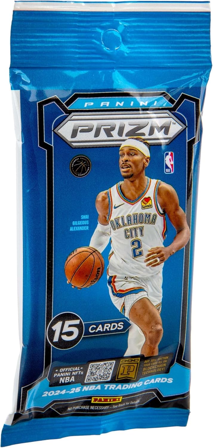 2024 Prizm Basketball Trading Cards Fat Pack - Front of Sealed Retail Packaging