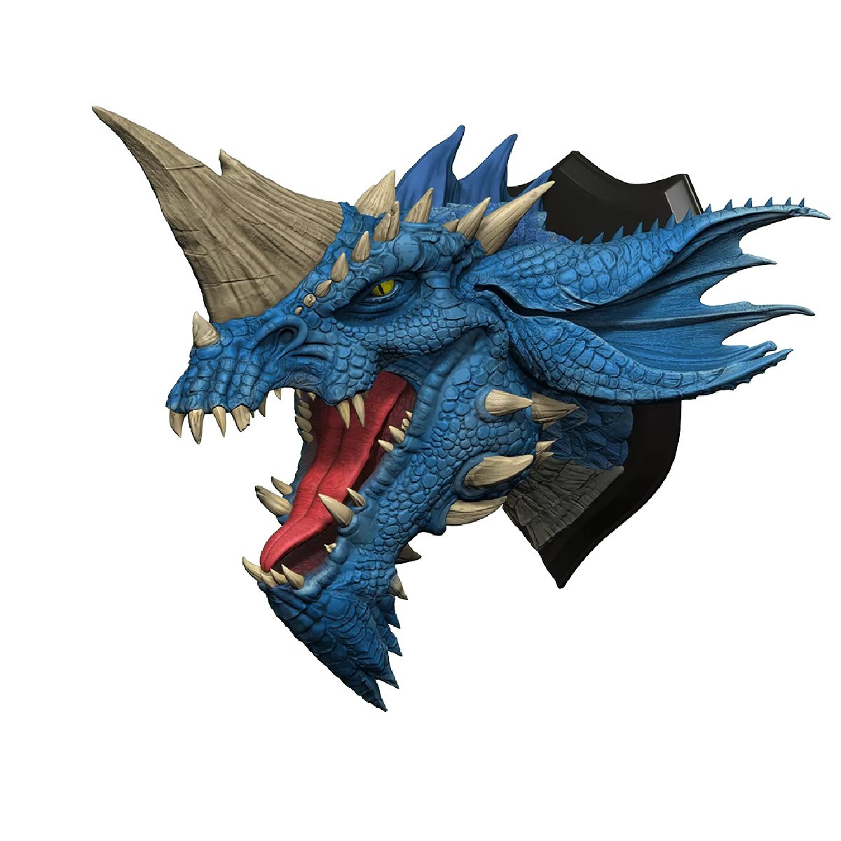 Dungeons &amp; Dragons Blue Dragon Head Trophy Plaque