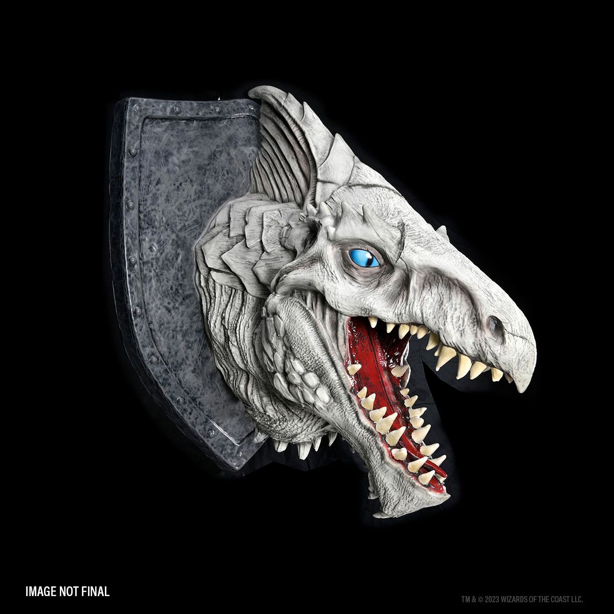 Dungeons & Dragons Replicas of the Realms: White Dragon Trophy Plaque - Good Games