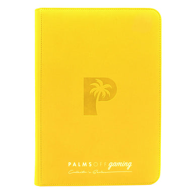Palms Off Gaming - Clear Toploader Zip Binder - Yellow - Good Games