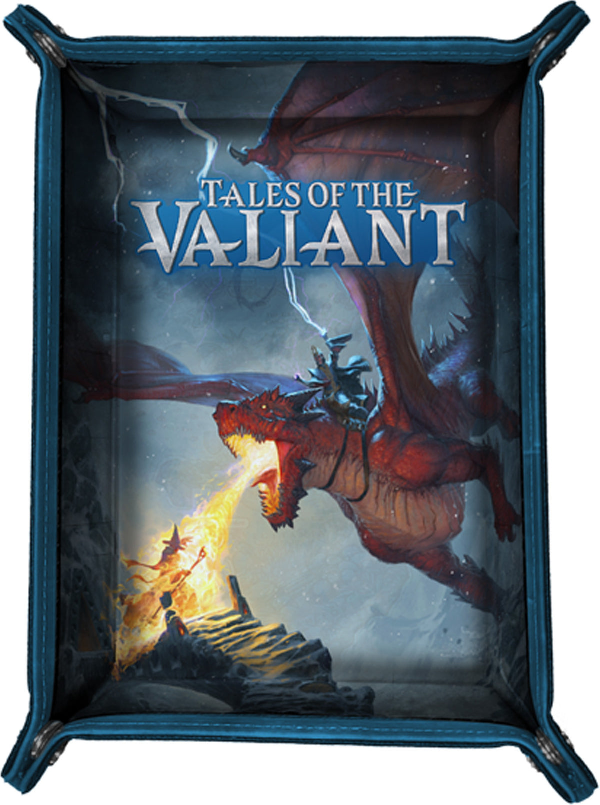 FanRoll by Metallic Dice Games - MDG Tales of the Valiant Fold Up Dice Tray - Good Games