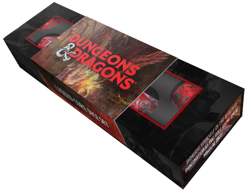 MDG Dungeons & Dragons Liquid Core Dice Set